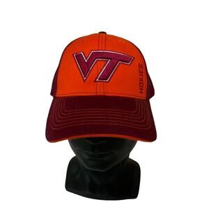Virginia Tech VT Hat Hokies Captivating Headgear Multicolor Adjustable Strapback
